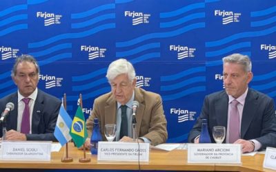 Arcioni y Scioli mantuvieron un encuentro de trabajo con la Federación de las Industrias de Río de Janeiro en Brasil