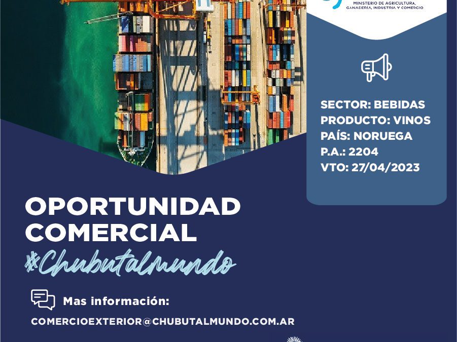 Oportunidad Comercial- Sector Bebidas / Noruega