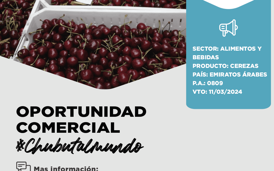 Oportunidad Comercial Sector Alimentos y Bebidas / Emiratos Árabes