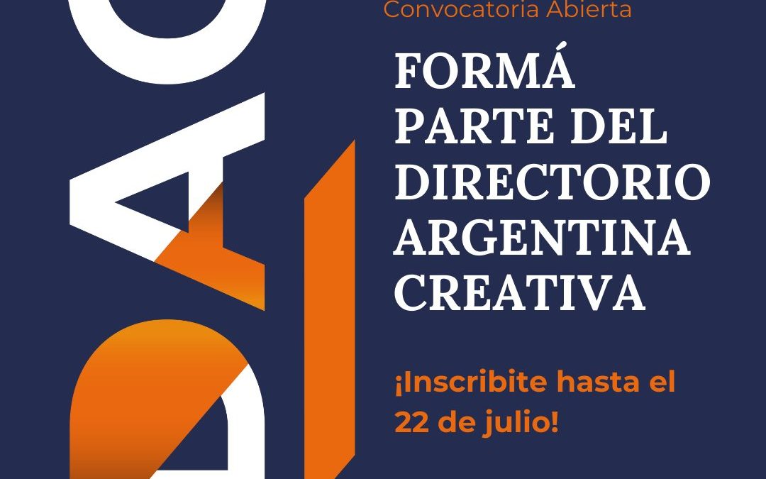 Formá parte de Directorio «Argentina Creativa»