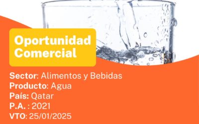 Oportunidad Comercial Sector Alimentos y Bebidas/ Qatar