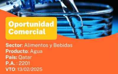 Oportunidad Comercial Sector Alimentos y Bedidas / Qatar