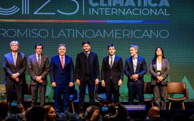 Torres disertó en la primera Conferencia Climática Internacional y llamó a impulsar “una agenda sostenible que apunte al futuro, para crecer como país»