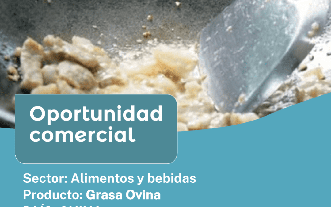 Oportunidad Comercial Sector Alimentos y Bebidas / China