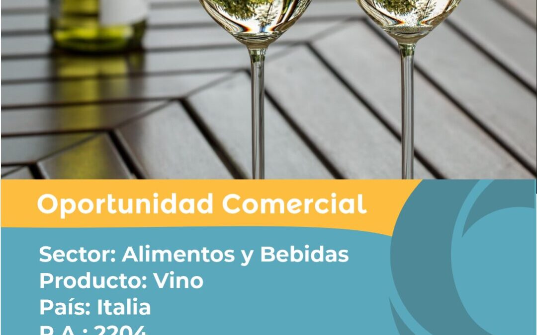 Oportunidad Comercial Sector Alimentos y Bebidas / Italia
